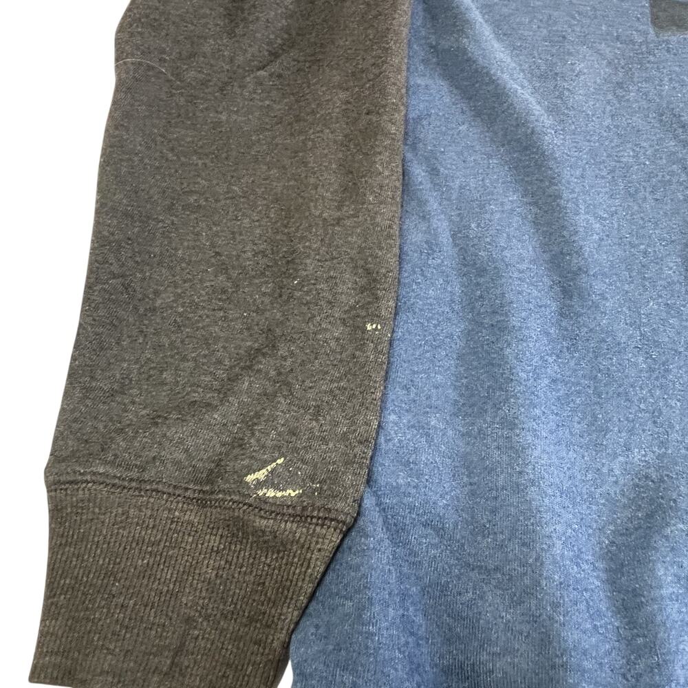 DC Shoes Crewneck Sweatshirt Mens Large Blue Grey Fleece Pullover Skate Logo L - Picture 3 of 8